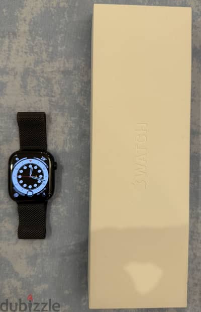 Apple watch 11 استخدام يوم الاستيك المعدن الاصلي