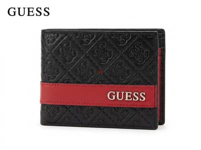 GUESS-Embossed Logo Bifold Wallet