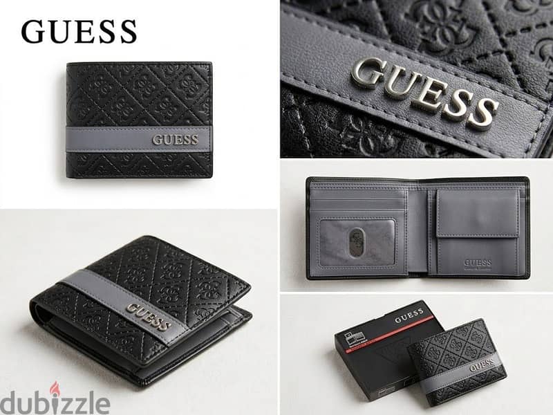 GUESS-Embossed Logo Bifold Wallet 2