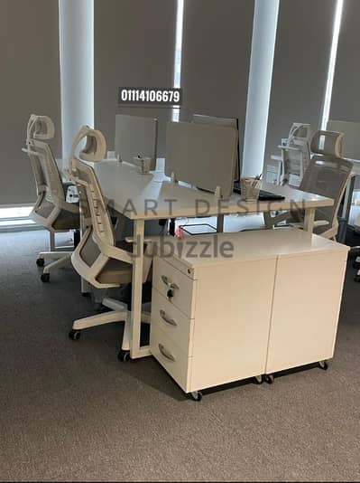 خلية عمل  وورك ستيشن بارتيشن مكاتب موظفين/ كول سنتر/ Workstation/desk