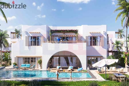 Chalet for sale, 43 sq m, Sidi Abdel Rahman (fully paved beach - lagoon view - quarterly installment 90,945 EGP) - Reception room, bathroom, kitchen - Chalet for sale, 43 sq m, Sidi Abdel Rahman (fully paved beach - lagoon view - quarterly installment 90,945 EGP) - Reception room, bathroom, kitchen -