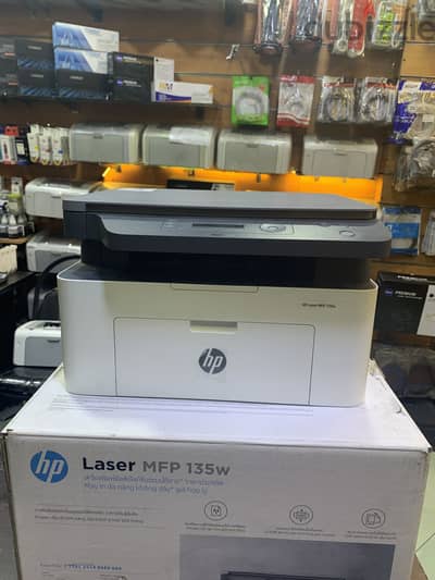 Hp 135w طابعه سكانر و تصوير و Wi-Fi -كسر زيرو
