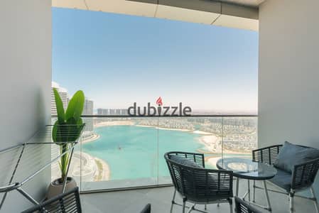 Hotel-Style Apartment for Rent in New Alamein – GAT 6 Tower Luxury serviced apartment available for rent directly from the owner in one of the most distinguished towers in New Alamein, GAT 6 Tower.  The apartment enjoys a premium sea and lagoon view, overl