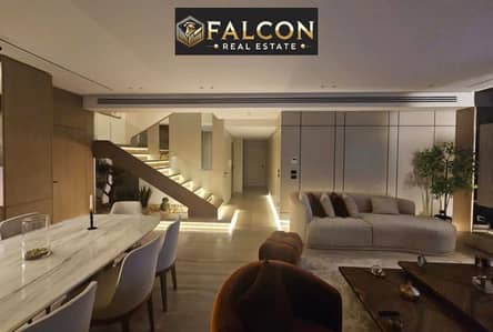Ready To Move Luxury Finish Villa 265m Bahry 100% For Sale In Taj City New Cairo Next To Gardenia Minutes To Sheraton