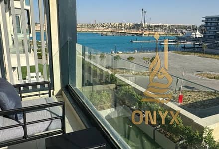 شاليه 97م ريسيل استلام فوري فيو جانبي على المارينا في مراسي مارينا ريزدنس بالساحل الشمالي - Marassi Marina Residences in North Coast