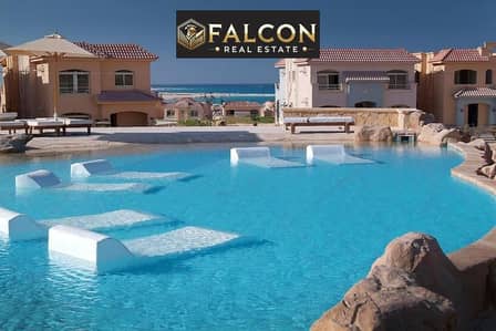 Chalet for sale at an exceptional price in Telal Sokhna—located next to Porto Sokhna and La Vista—featuring a dual view of the lagoon and the sea, VIP