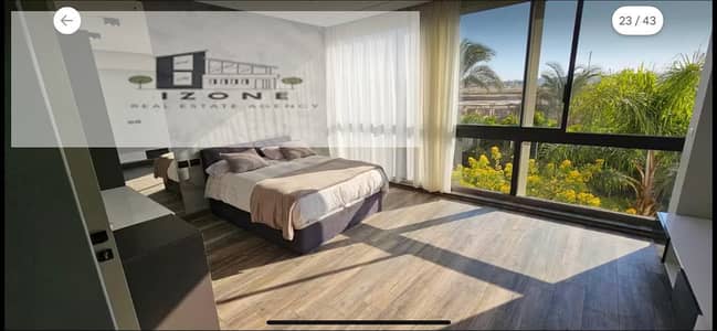 شقة بيع مفروش بالكامل فيو مباشر على البحيرة 2 مكان انتظار سيارة ليك فيو ريزيدنس Lake View Residence القاهرة الجديدة 270 متر 3 غرف 3 حمامات