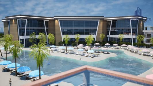 Two-bedroom apartment in a luxury resort with a water park and 7 swimming pools
