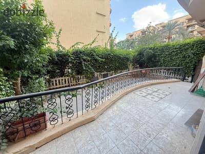For sale, an apartment of 169m with a garden of 50m in Al Rehab, close to Avenue Mall