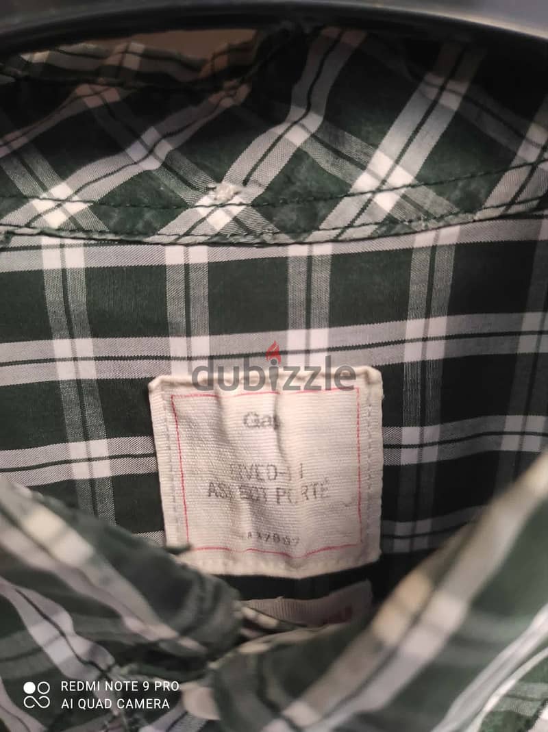 GAP checkered pattern shirt 2
