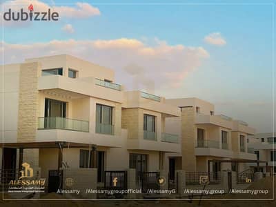 The most distinctive townhouse Q1 with a total contracting and installment over 15 years in the city of Nour Talaat Mostafa