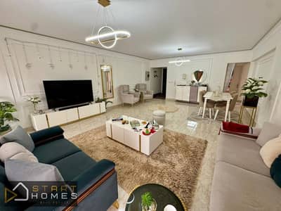 Opposite the Eastern Market is the best example of a furnished apartment in Al Rehab City.