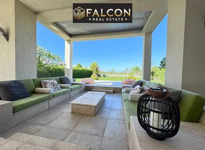 Sea View Chalet (fully finished with ACs & kitchen) for sale in Hacienda Ras El Hekma at the lowest price on the market.