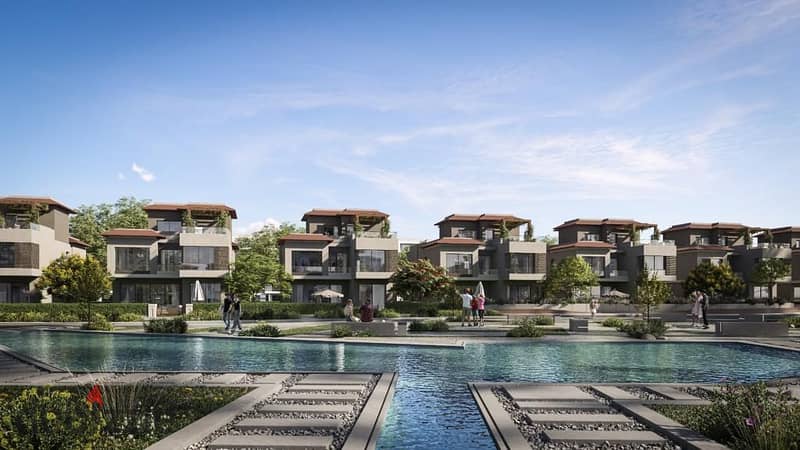 Townhouse 190m prime location in Badya Palm Hills with 1.5% down payment installments