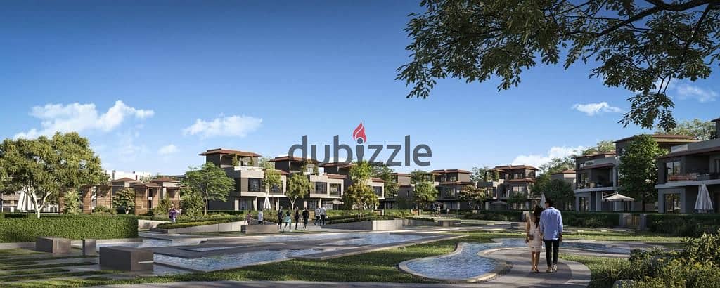 Townhouse 190m prime location in Badya Palm Hills with 1.5% down payment installments