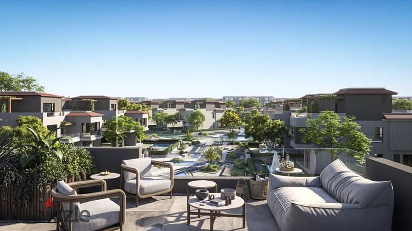 Townhouse 190m prime location in Badya Palm Hills with 1.5% down payment installments