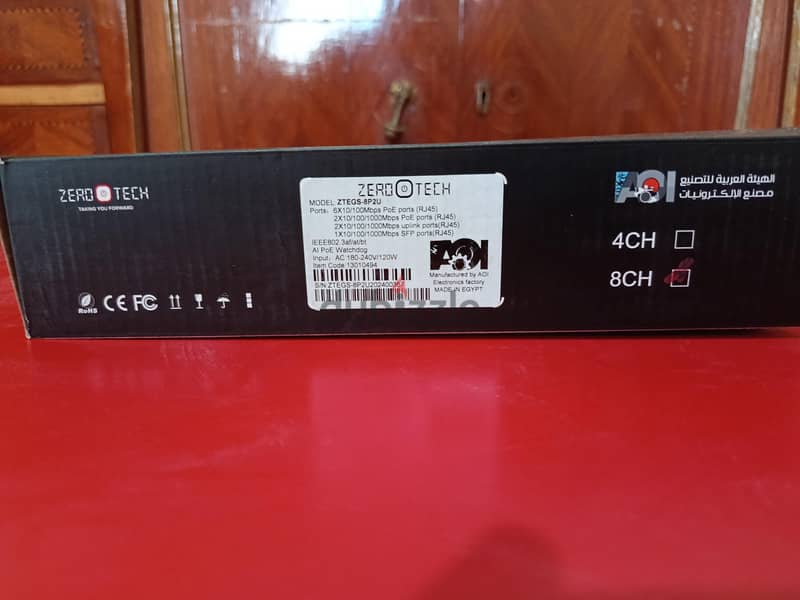 AI PoE Switch 8CH 2