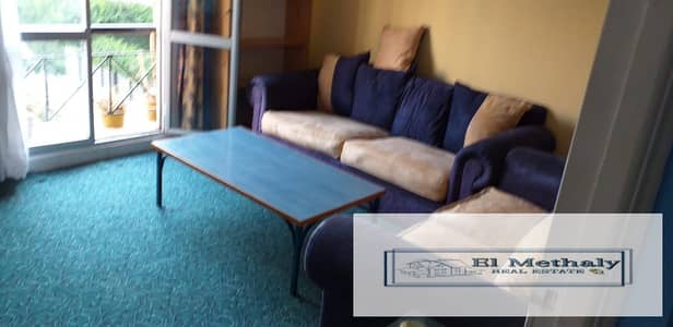 A distinctive furnished apartment for rent in Al Rehab City, New Cairo.