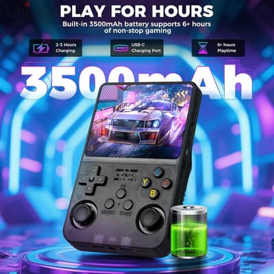  جهاز ألعاب محمول R36S | شاشة ملونة | بطارية 3500mAh | Portable Game