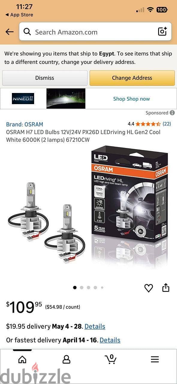 Front LED lights H7 (OSRAM) 1