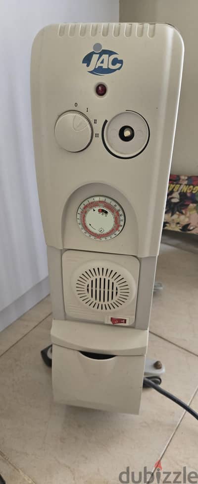 Oil Room heater Jac with fan and timer
