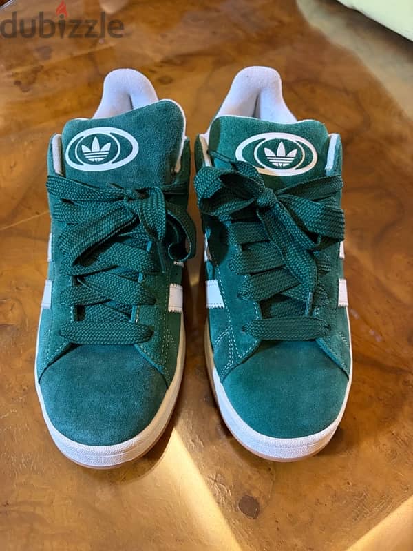 Green Adidas Campus 3