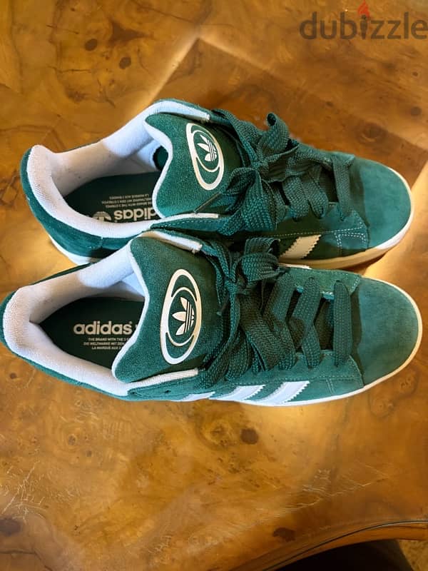 Green Adidas Campus 1