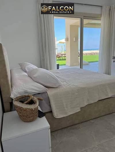 Sea view chalet (31% discount) fully finished for sale in Cali Coast, North Coast