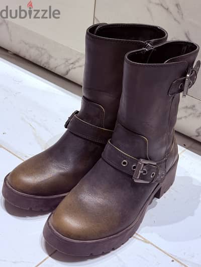 Brand New Lee Cooper Biker Boots – EU 37