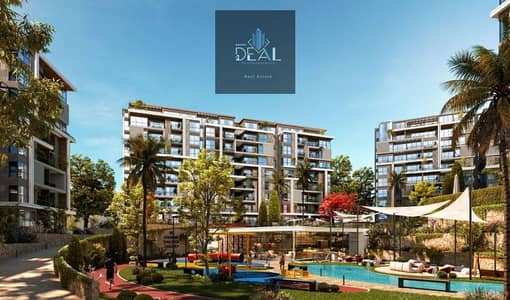 Own an apartment with two views a balcony and a free garage sea facing with double views in the heart of the Sixth Settlement with 10year payment