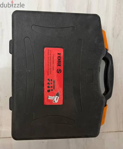 مفك هواء (دريل نيوماتيك) FORE عزم قوي 850N. M بالشنطة واللقم