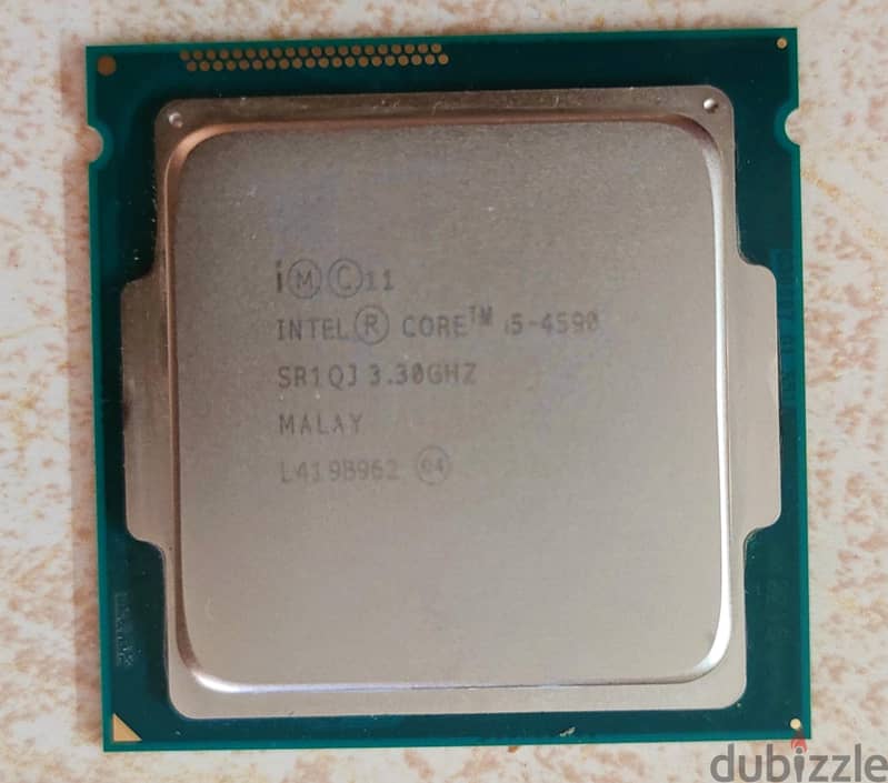 Intel core i5 4590 - 3.3 MHz up to 3.7 MHz / 6M cash الجيل الرابع 1
