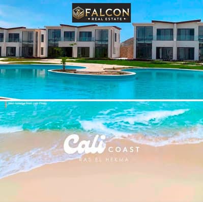 Corner townhouse for sale with sea view (special discount + fully finished) in Cali Coast, North Coast