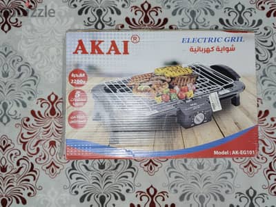 شوايه كهربائية AKAI جديدة – لسه في الكرتونة – موديل AK-EG101