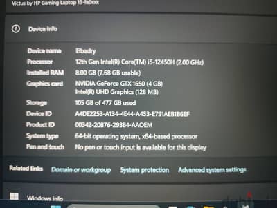 Hp victus 15