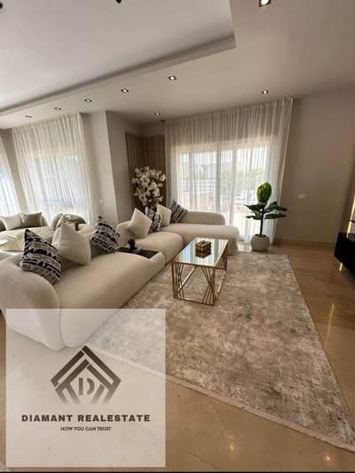 شقه للبيع 202متر جاهزه للمعاينه الان باقل سعر متر في R8 بالتقسيط علي 14سنه وبخصم 25% برايم لوكيشين بجوار المطار