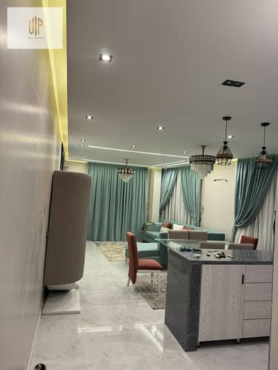 Apartment for sale in the Fifth Settlement in Andalus 1, super luxury finishing, near the American University and Hyde Park