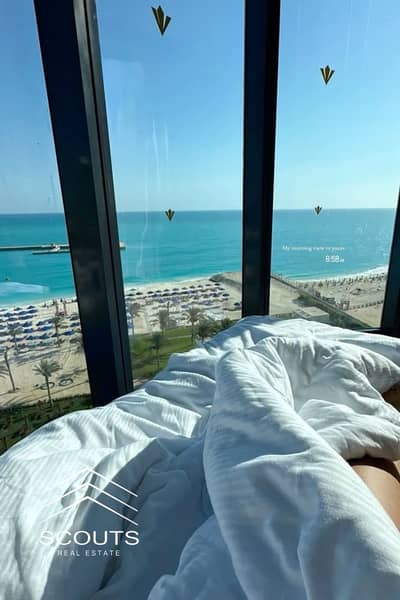 للاستثمار بالدولار او للسكن علي البحر صف اول فوري متشطب High End عاين بنفسك شقة للبيع في ابراج العلمين الجديده