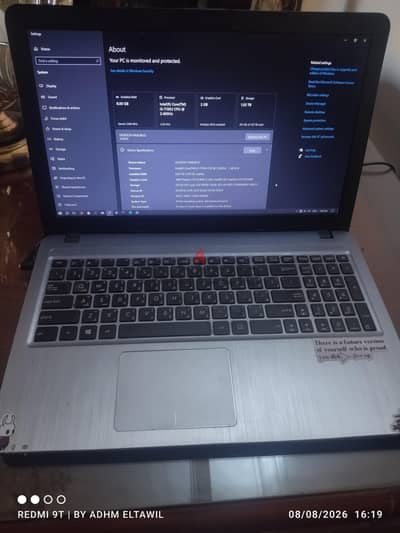 لابتوب Asus X540UP استعمال شخصي للبيع