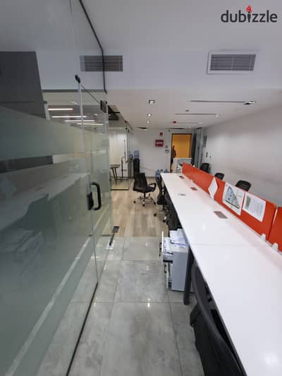 مقر إداري 90م مكيف للإيجار في Cairo Business Park التجمع الخامس