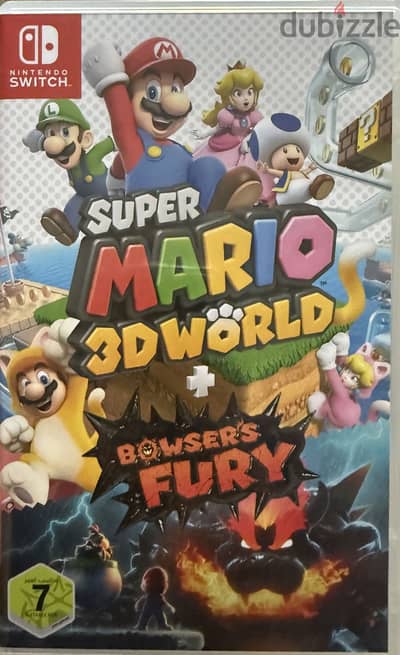 Mario 3D world game for Nintendo switch 1,2