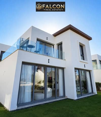 31% OFF + Double View Sea & Lagoon + Steps to Sea + Ready for Viewing + Ultra Lux finished Villa in Cali Coast on Ras El Hekma’s Finest