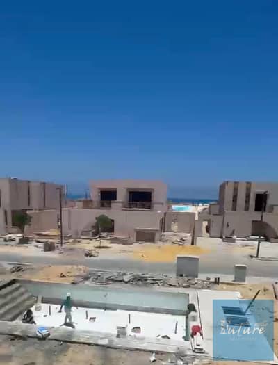 ڤيلا صف تاني في سي شيل بلايا غزالة الساحل الشمالي ٥ غرف ٦ حمامات و غرفة سائق و غرفة مربية حمام سباحة خاص ڤيو بحر / seashell playa North Coast