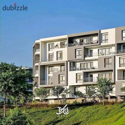 For sale in Taj City Compound, First Settlement: an apartment with a 1.5% down payment and the longest payment period in a fully integrated compound.