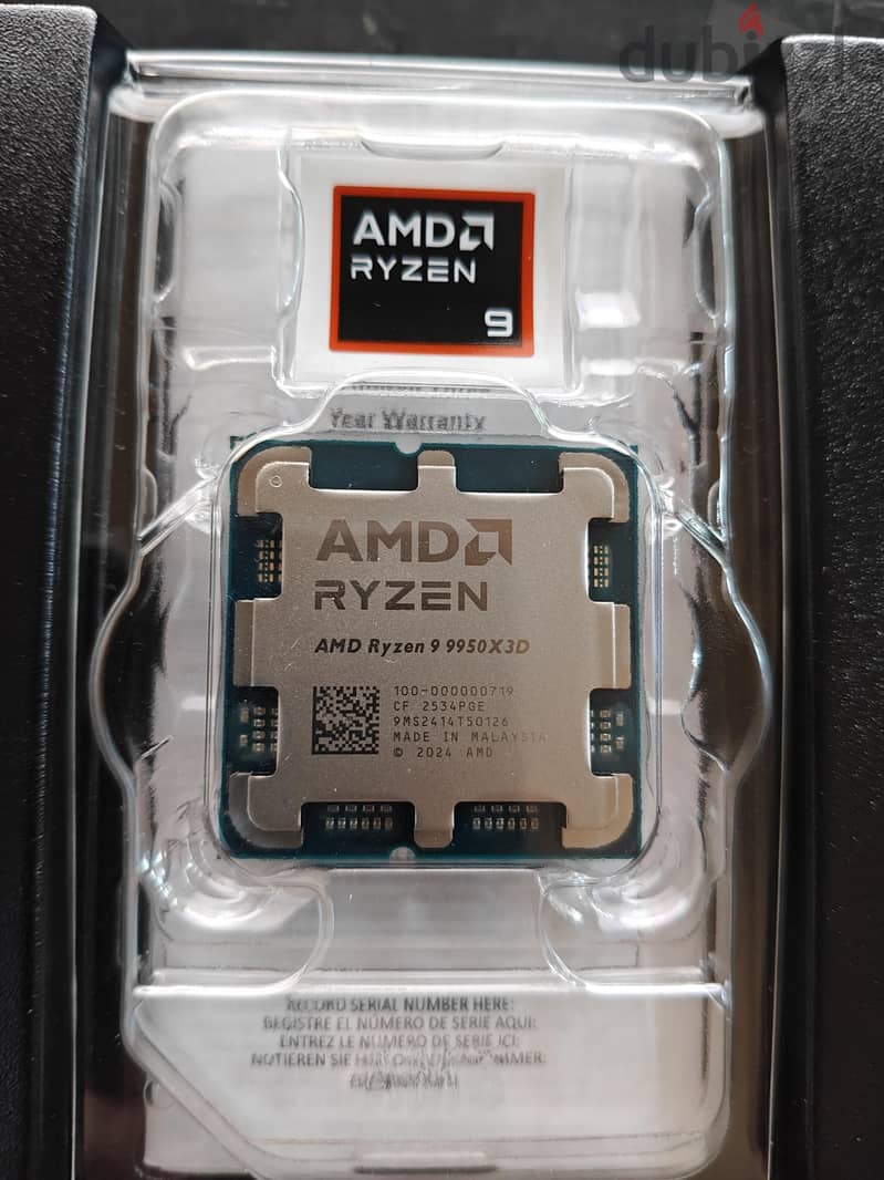 AMD Ryzen 9 9950X3D Gaming and Content Creation Processor - New 1