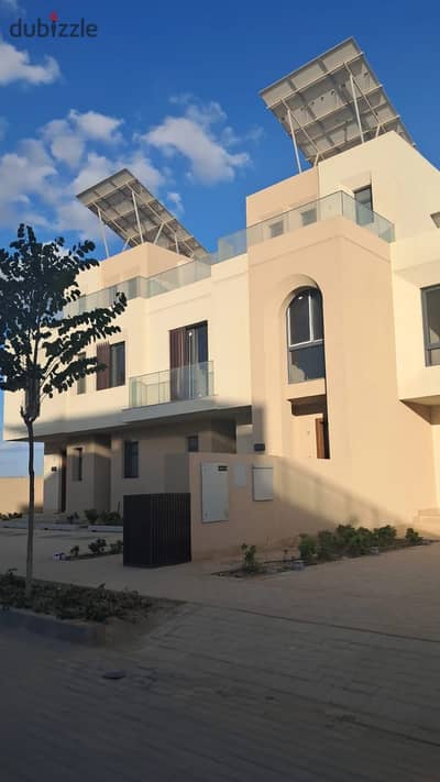 Semi-finished twin house villa for sale in Vye Compound, Sheikh Zayed