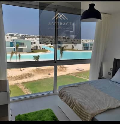 Fully Finished Chalet with Lagoon View 31% Cash Discount and Private Rooftop in Ras El Hekma Near Fouka Bay and Hacienda Bay