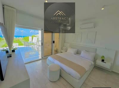 Corner villa, first row by the sea, fully finished in Amwaj Sidi Abdel Rahman North Coast from Ahli Sabour, next to Marassi, Tilal, Hacienda Bay