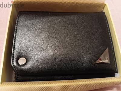 Black condotti wallet
