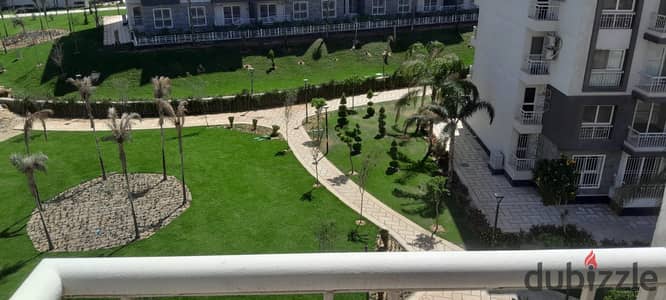شقة للايجار المفروش في مدينتي 116م دور متكرر فيو وايد جاردن B12